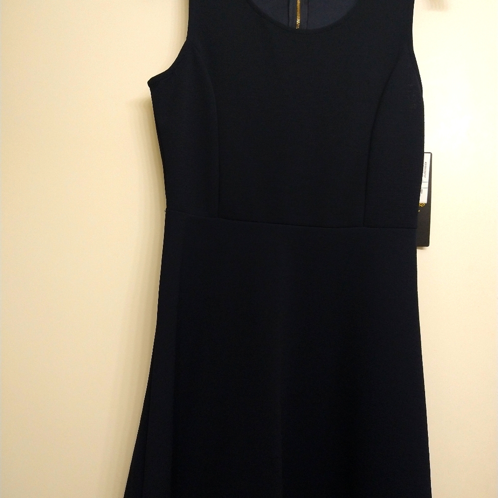 Ladies Navy Armless Dress.